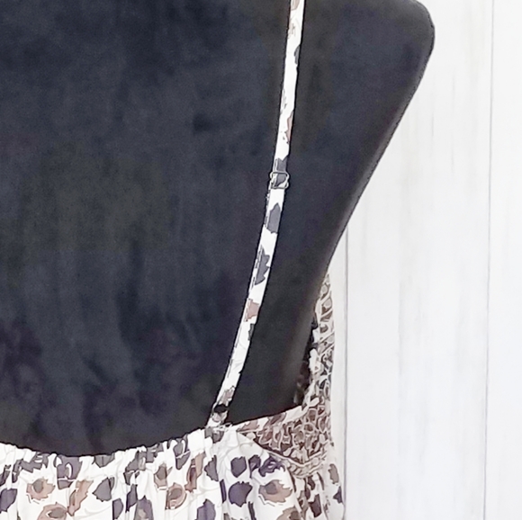 Summer Beach Coverup Spaghetti Strap Dress Brown - Picture 8 of 8